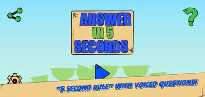 5 Second Rule (voiced) Poster
