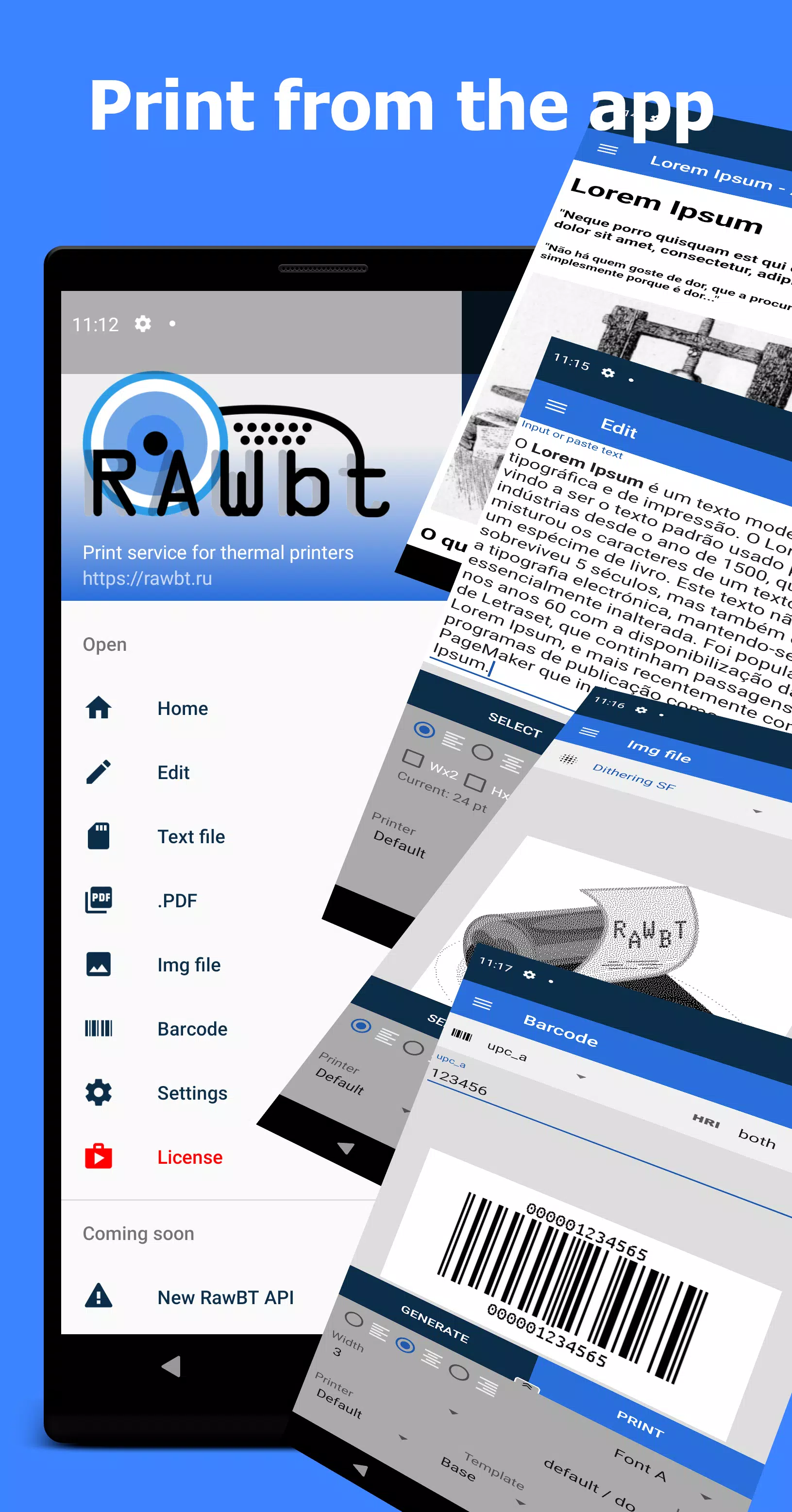 RawBT打印机app高级版 点击查看大图
