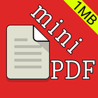 Mini-pdf-lezer en -viewer-icoon