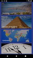 Landen van de wereld - quiz-poster