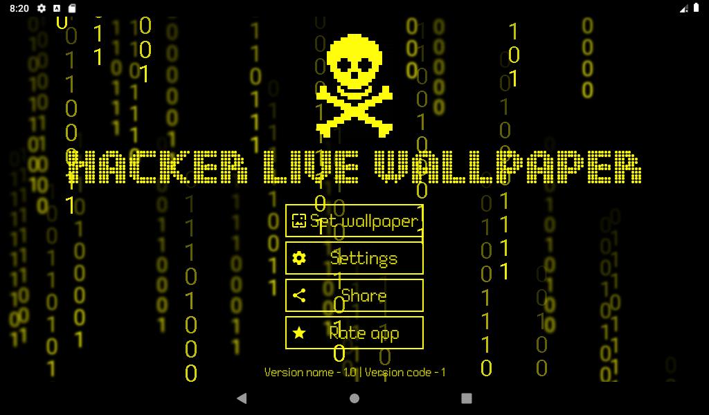 Hacker Live Wallpaper for Android - APK Download