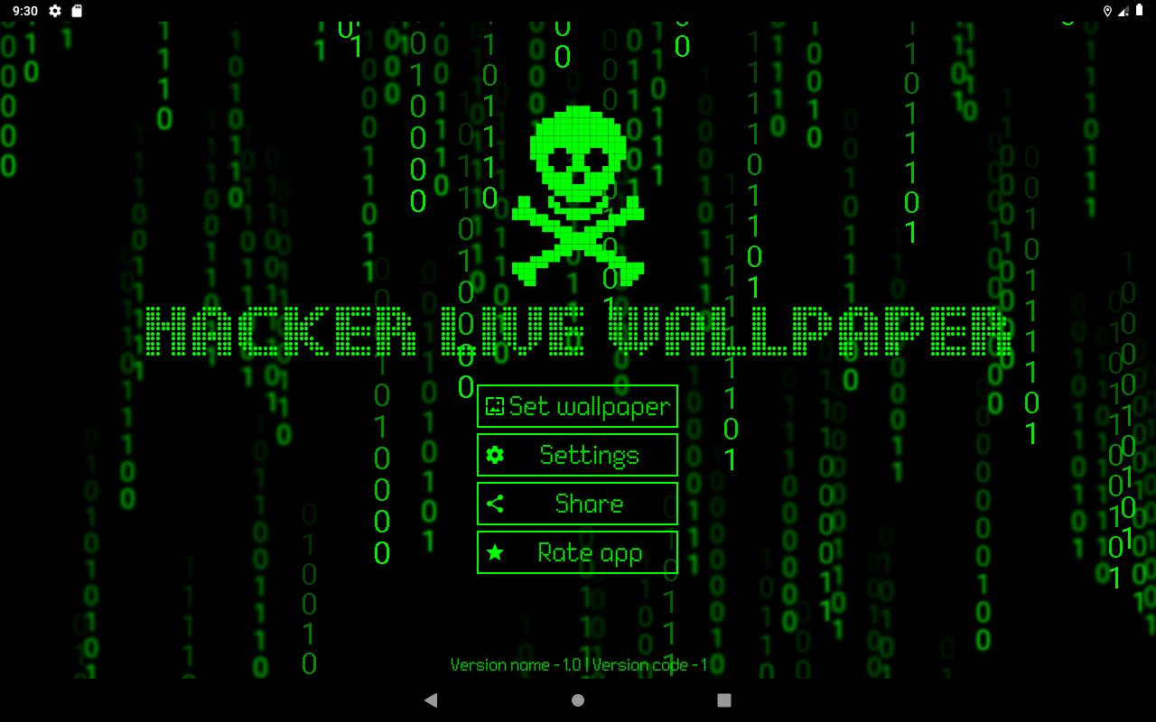 Hacker Live Wallpaper cho Android - Tải về APK