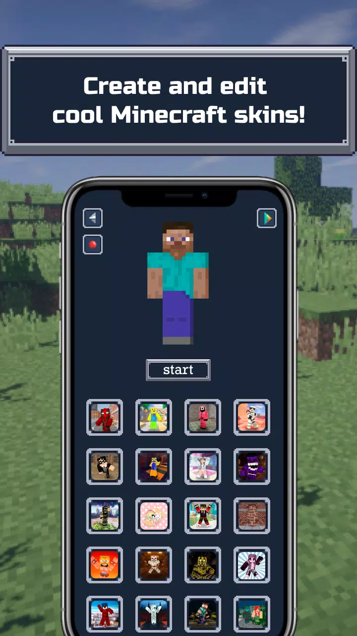 translate  Minecraft Skins