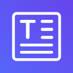 Sticky Notes text widget icon