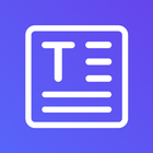 Sticky Notes text widget icon