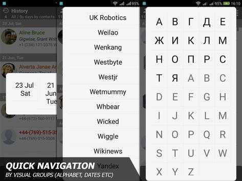 Phone and Contacts - AGContacts, Lite edition 截图 10