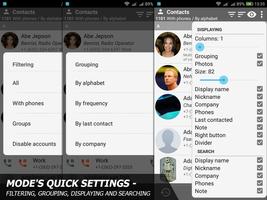 Phone and Contacts - AGContacts, Lite edition تصوير الشاشة 1