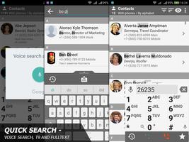 3 Schermata Phone and Contacts - AGContacts, Lite edition