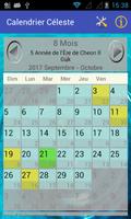 Calendrier Céleste Affiche