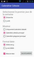 Calendrier Céleste capture d'écran 2