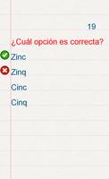 Permainan kata Sepanyol: ujian dan belajar syot layar 1