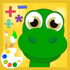download Dino math - coloring game APK