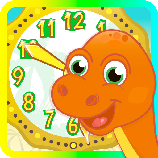 DinoTime：時鐘兒童的培訓時間。教你的孩子理解和講什麼