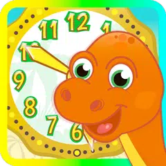 DinoTime：時鐘兒童的培訓時間。教你的孩子理解和講什麼 APK 下載