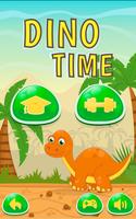 DinoTime：时钟儿童的培训时间。教你的孩子理解和讲什么 海报
