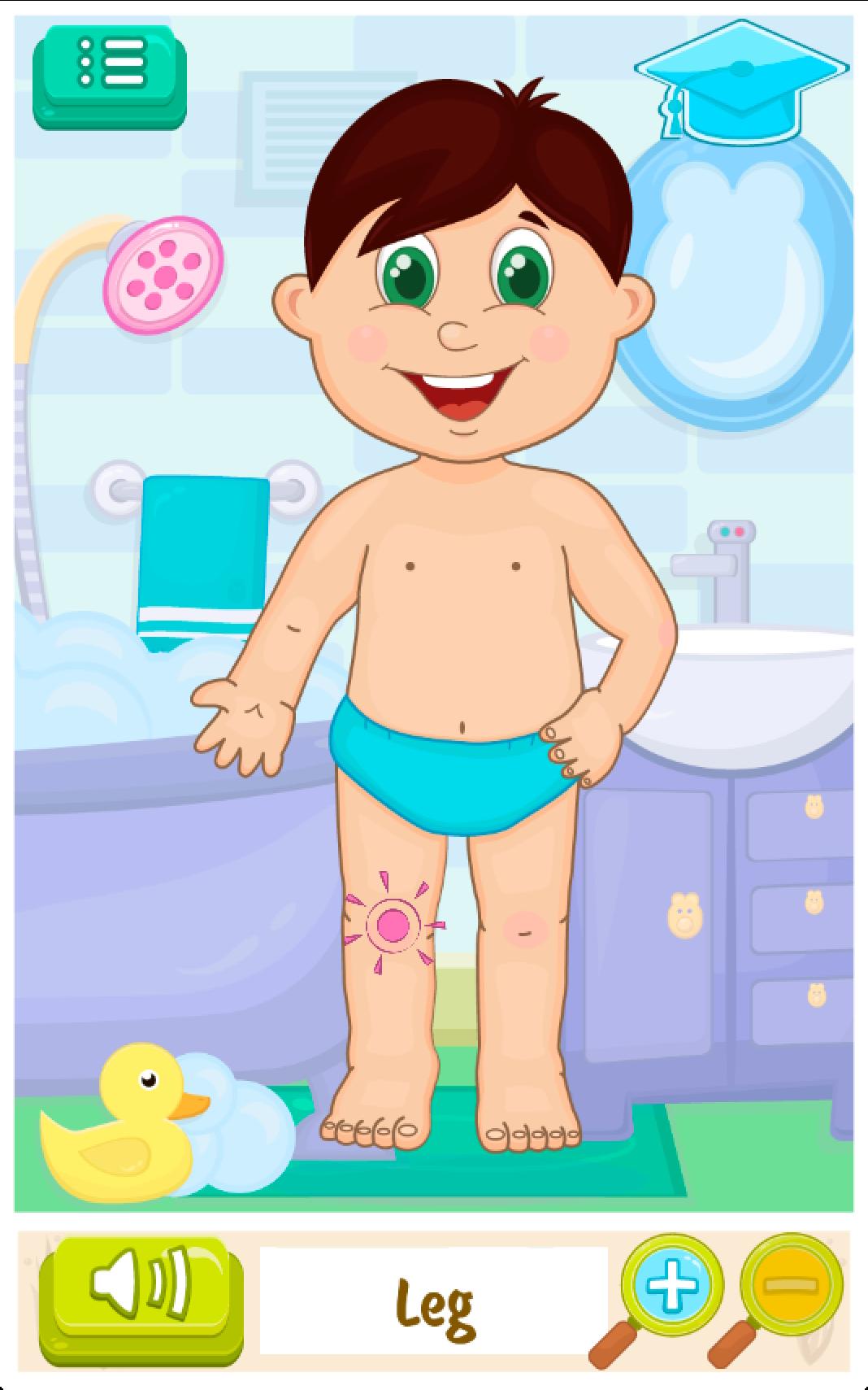 توكلينغفو أجزاء الجسم باللغة الإنجليزية للأطفال For Android Apk