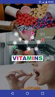 Recordatorio de vitaminas Poster
