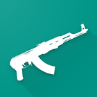 Russian army weapons icon