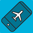 Airline ticket search icon