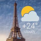 Paris Weather Live Wallpaper أيقونة