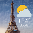 Paris Météo Live Wallpaper icône