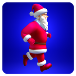 Santa Claus running