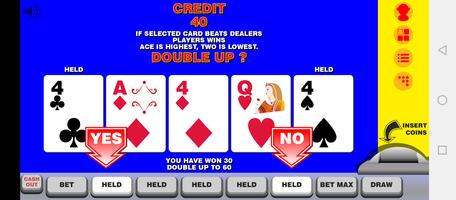 Video Poker with Double Up screenshot 1