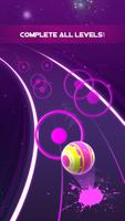 Dancing Neon Ball: Rush Road Screenshot 2