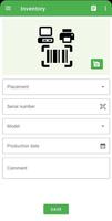 Serial Number Inventory Scan الملصق