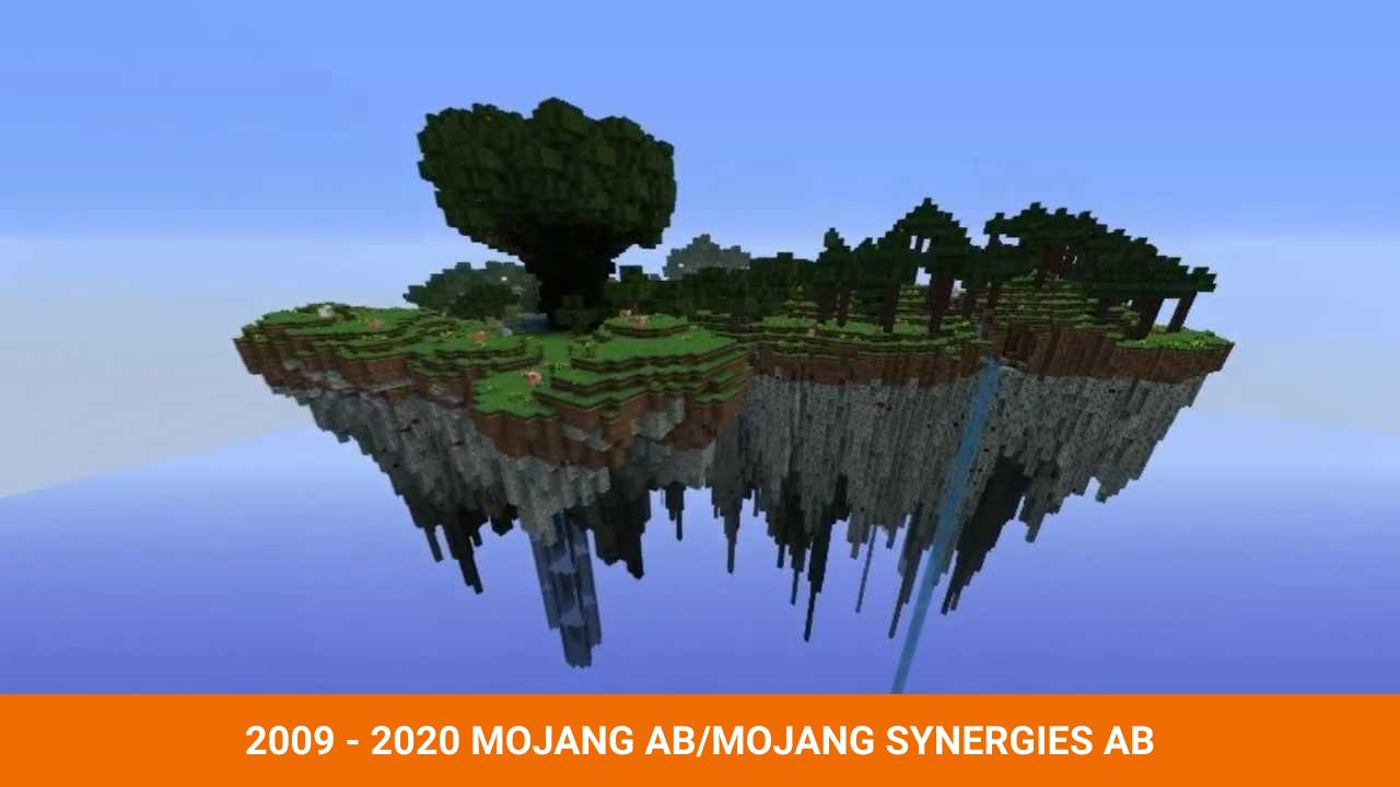 One block survival Minecraft maps. Map for MCPE for
