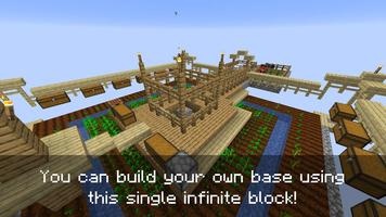 One block survival for MCPE تصوير الشاشة 3