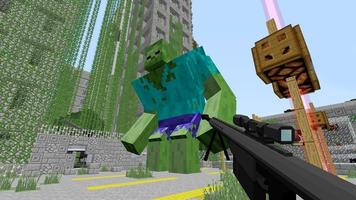 Karte und Mode Zombie in MCPE Plakat