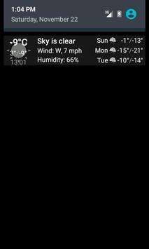 Weather notification 海报