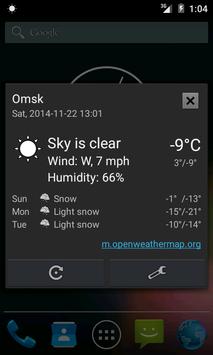 Weather notification 截图 1