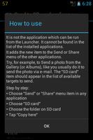Send to SD card تصوير الشاشة 3