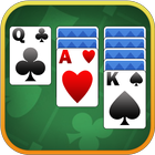 Solitaire. Card game solitaire icon