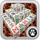 Mahjong Solitaire 3D Cube icono