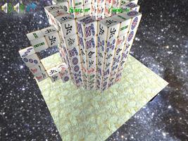 Mahjong Solitaire 3D Cube captura de pantalla 1