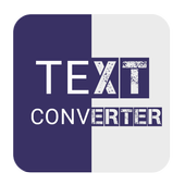 Text converter (текст символам أيقونة