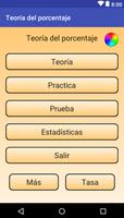 Teoría del porcentaje Poster