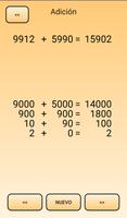 Matemáticas. Suma, resta. captura de pantalla 1