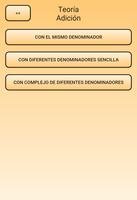 Matemáticas. Fracciones. captura de pantalla 2