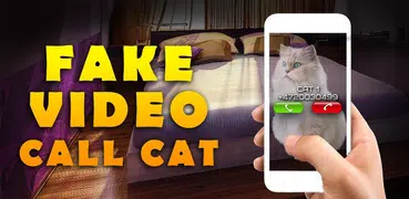 フェイクビデオ通話猫