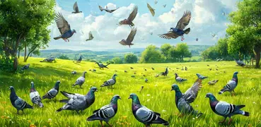 Decoy on the field bird