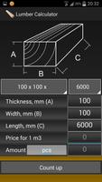 Calculator Lumber & Timber poster