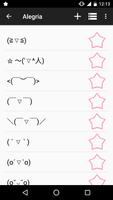 Kaomoji+ ☆ Emoticons Japoneses imagem de tela 3