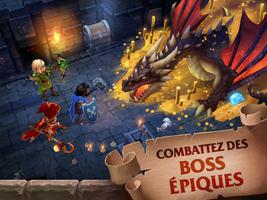 Forge of Glory: Match3 MMORPG & Action Puzzle Game Affiche