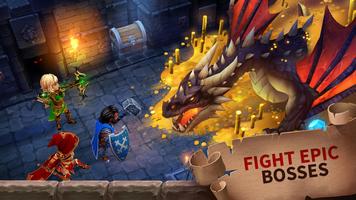 Forge of Glory: Match3 MMORPG & Action Puzzle Game پوسٹر