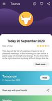 Taurus Horoscope تصوير الشاشة 1