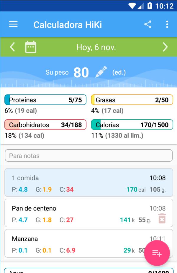 Descarga de APK de Calculadora de calorías HiKi para Android